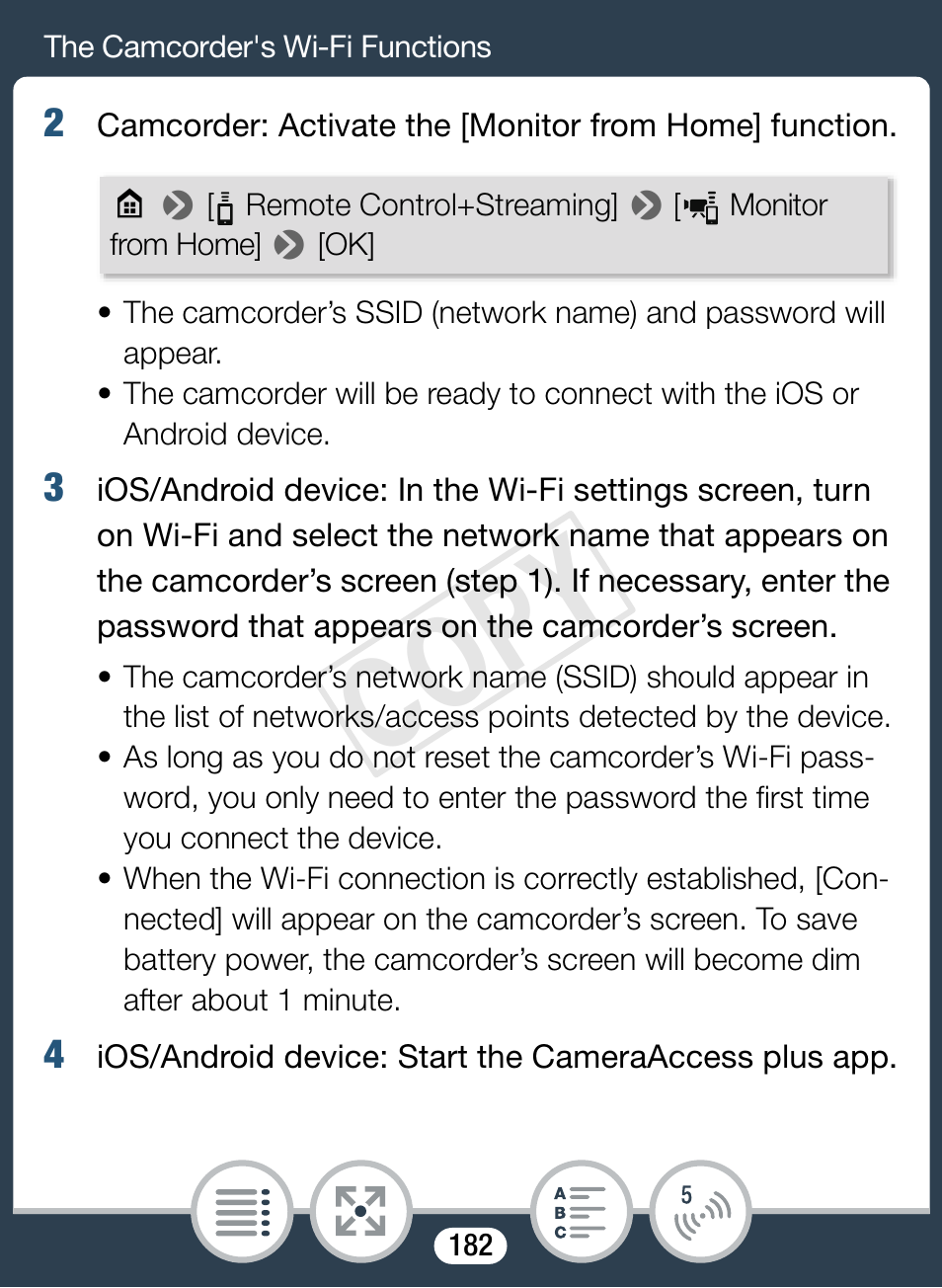 Cop y | Canon VIXIA mini X User Manual | Page 182 / 310