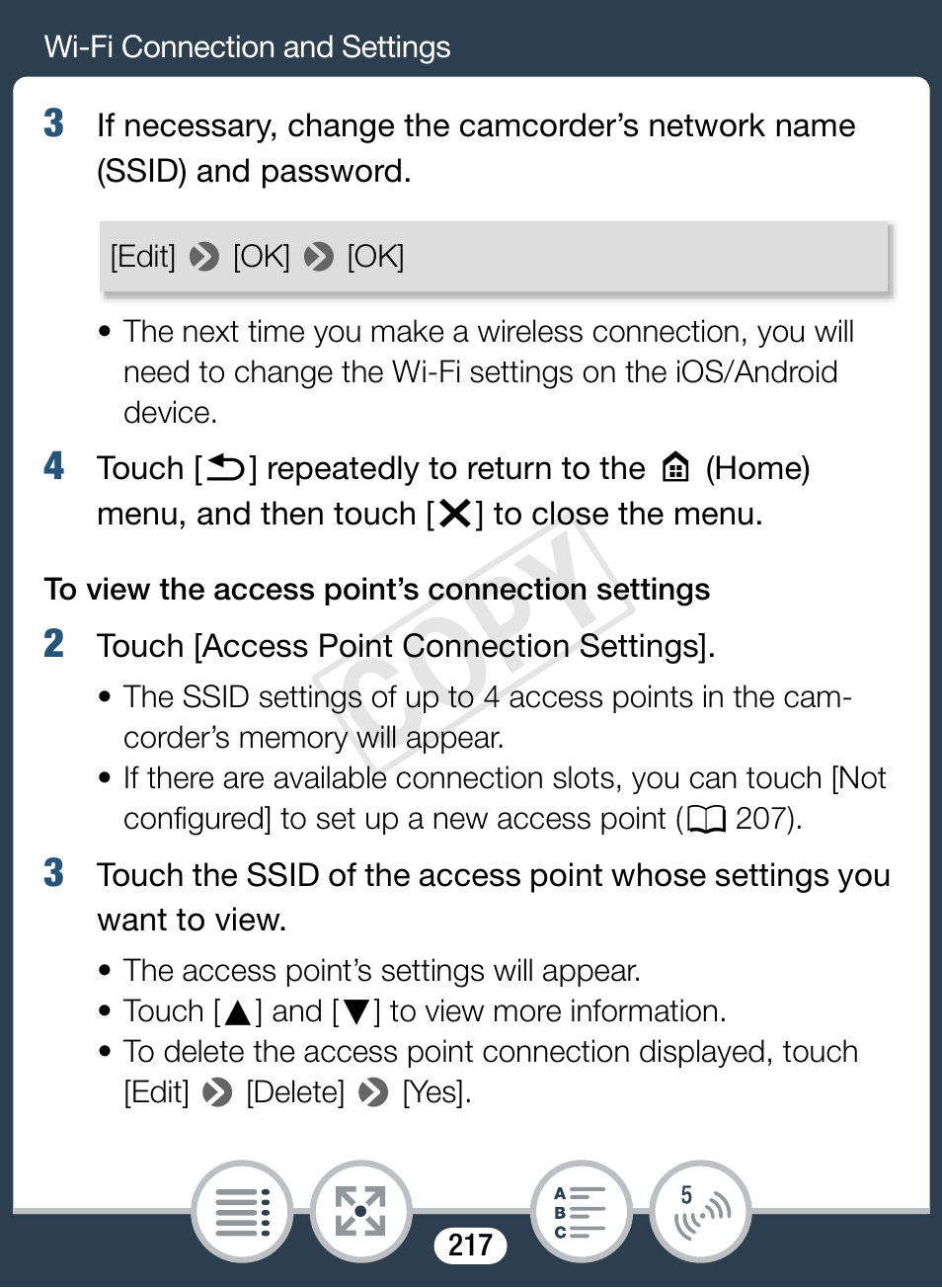 Cop y | Canon VIXIA mini X User Manual | Page 217 / 310