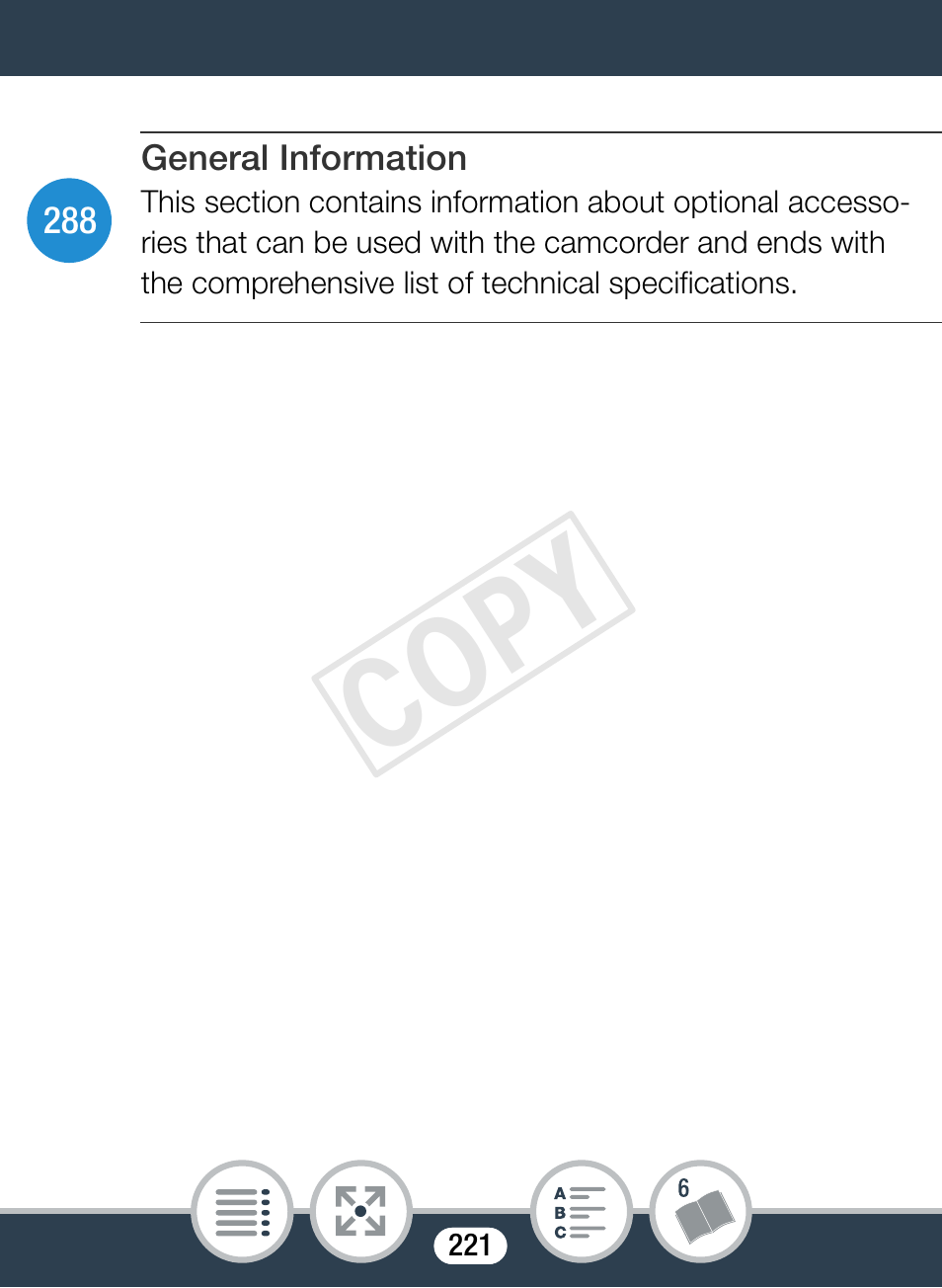 Cop y | Canon VIXIA mini X User Manual | Page 221 / 310