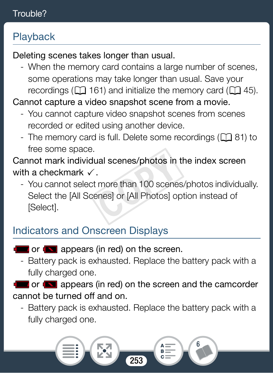 Cop y | Canon VIXIA mini X User Manual | Page 253 / 310