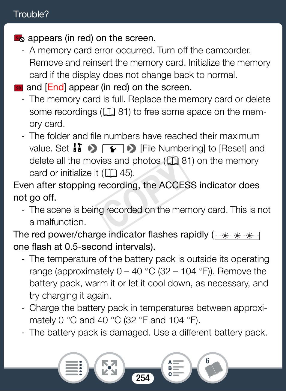 Cop y | Canon VIXIA mini X User Manual | Page 254 / 310