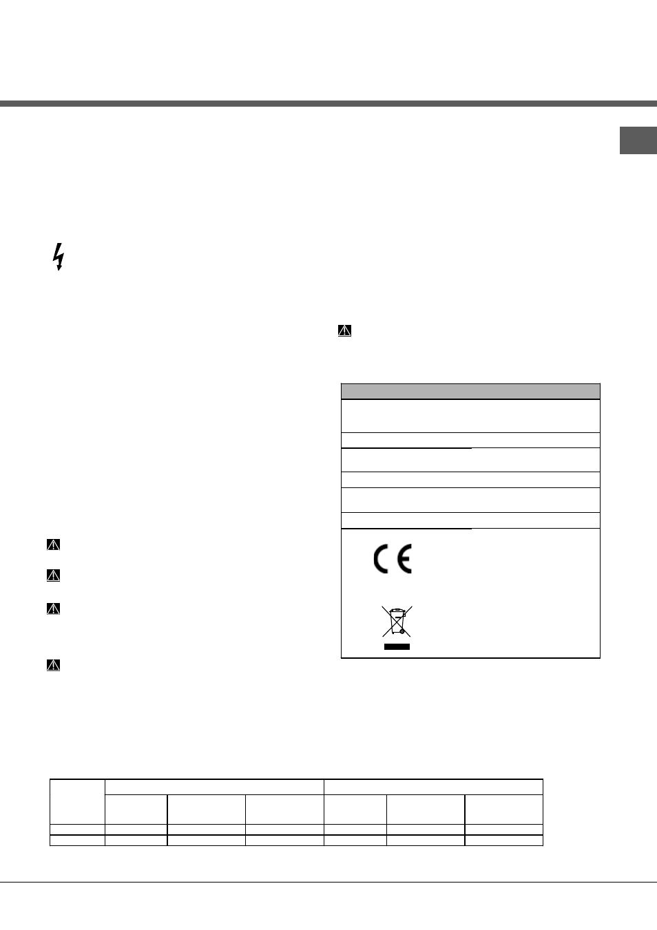 Hinweise zur ersten inbetriebnahme | Hotpoint Ariston LFT 114/HA User Manual | Page 39 / 84