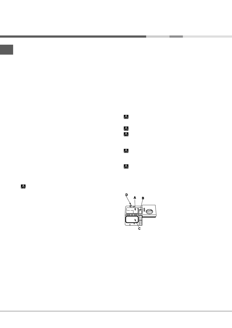 Start und inbetriebnahme | Hotpoint Ariston LFT 114/HA User Manual | Page 42 / 84
