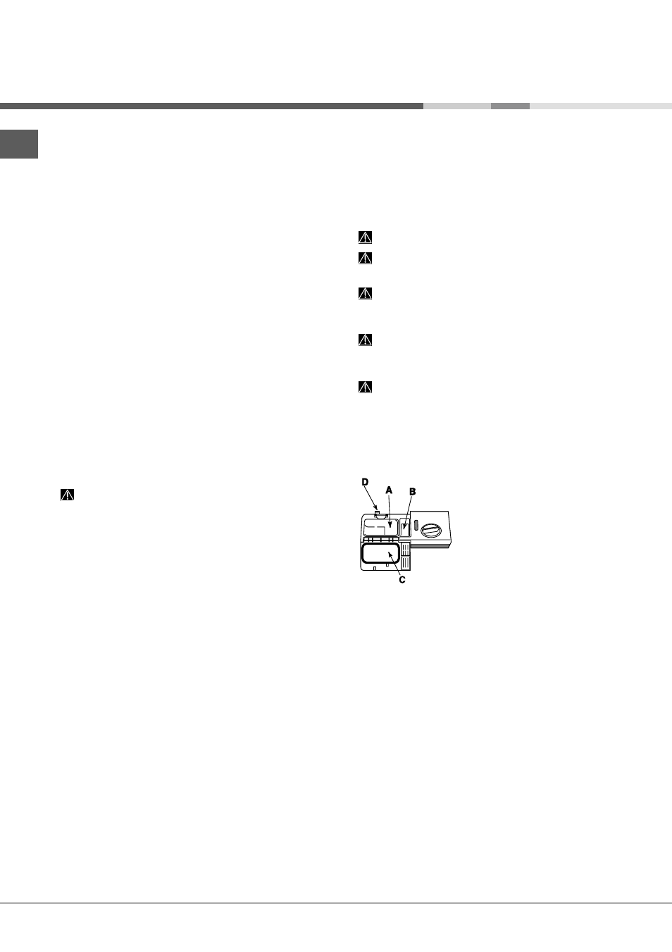 Starten en gebruik | Hotpoint Ariston LFT 114/HA User Manual | Page 54 / 84