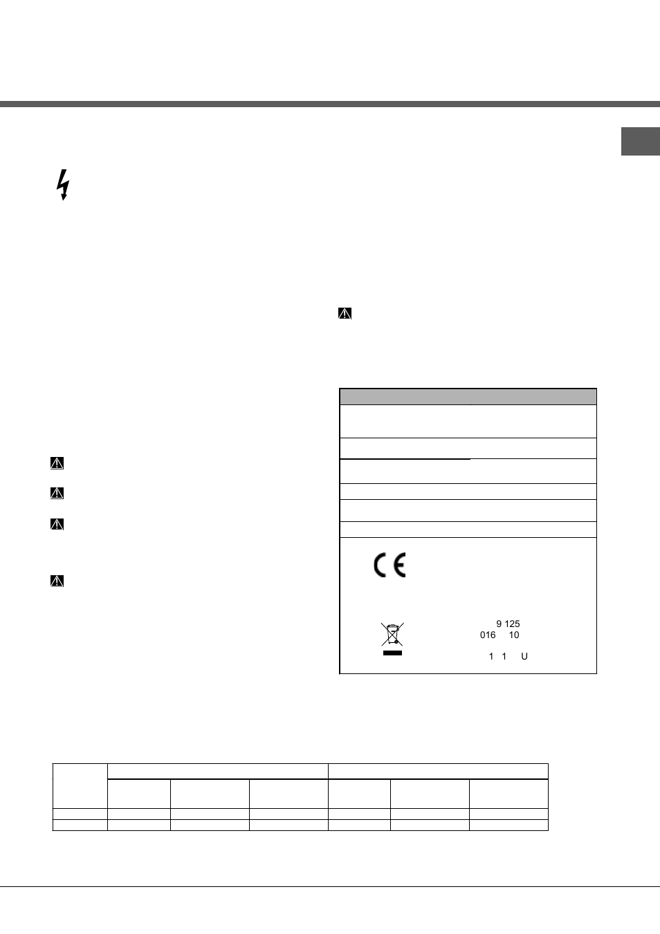 Hinweise zur ersten inbetriebnahme | Hotpoint Ariston LST 114-HA User Manual | Page 39 / 84