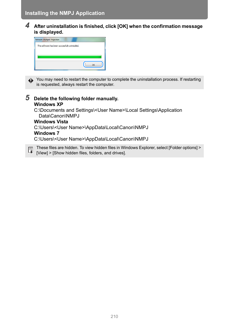 Canon XEED WUX450 User Manual | Page 210 / 308