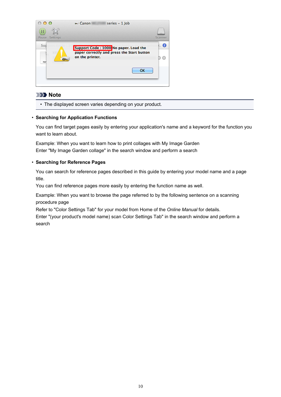 Canon PIXMA MG2440 User Manual | Page 10 / 335