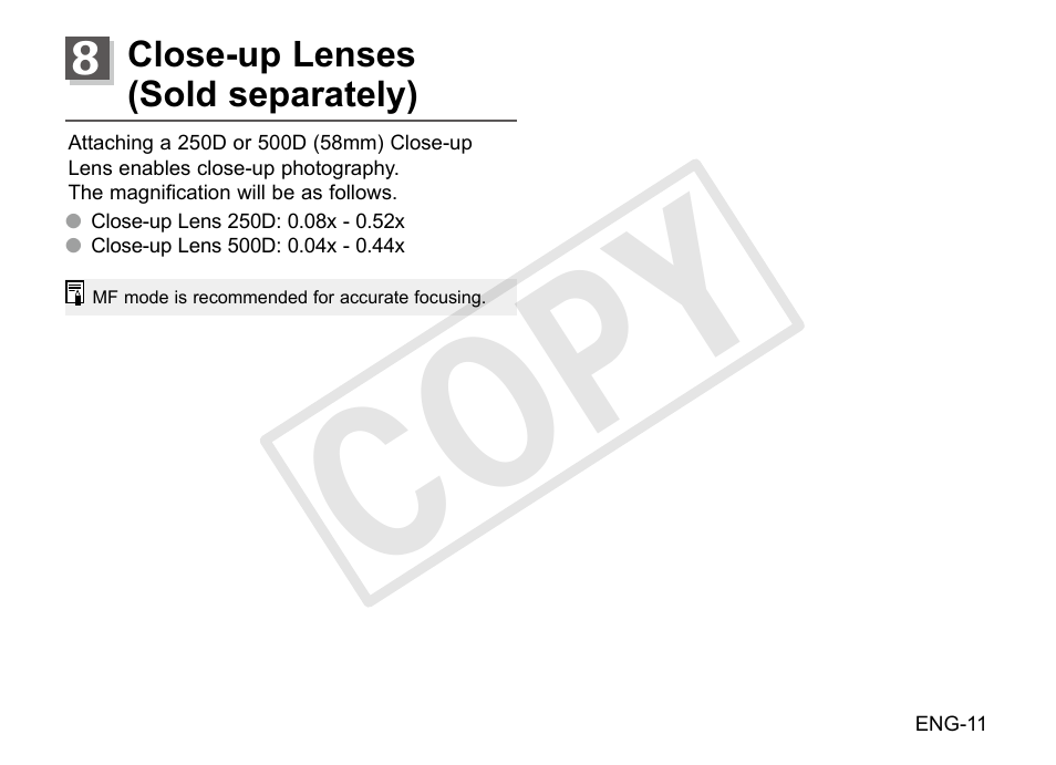 Cop y | Canon EF-S 18-55mm f3.5-5.6 IS STM User Manual | Page 12 / 14