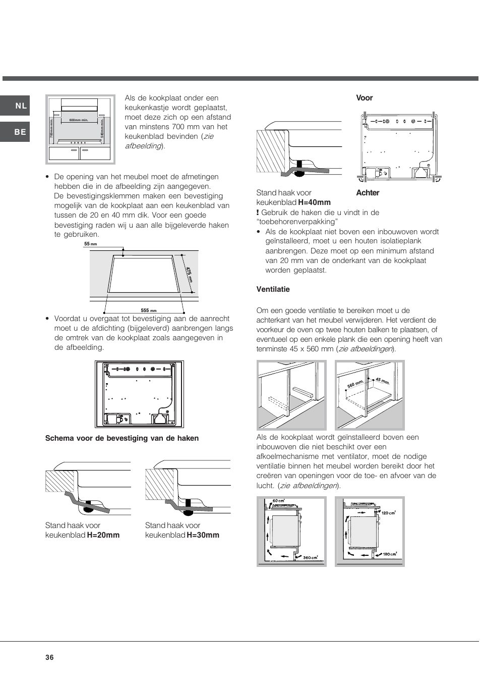 Hotpoint Ariston TD 640 S (ICE) IX-HA User Manual | Page 36 / 56