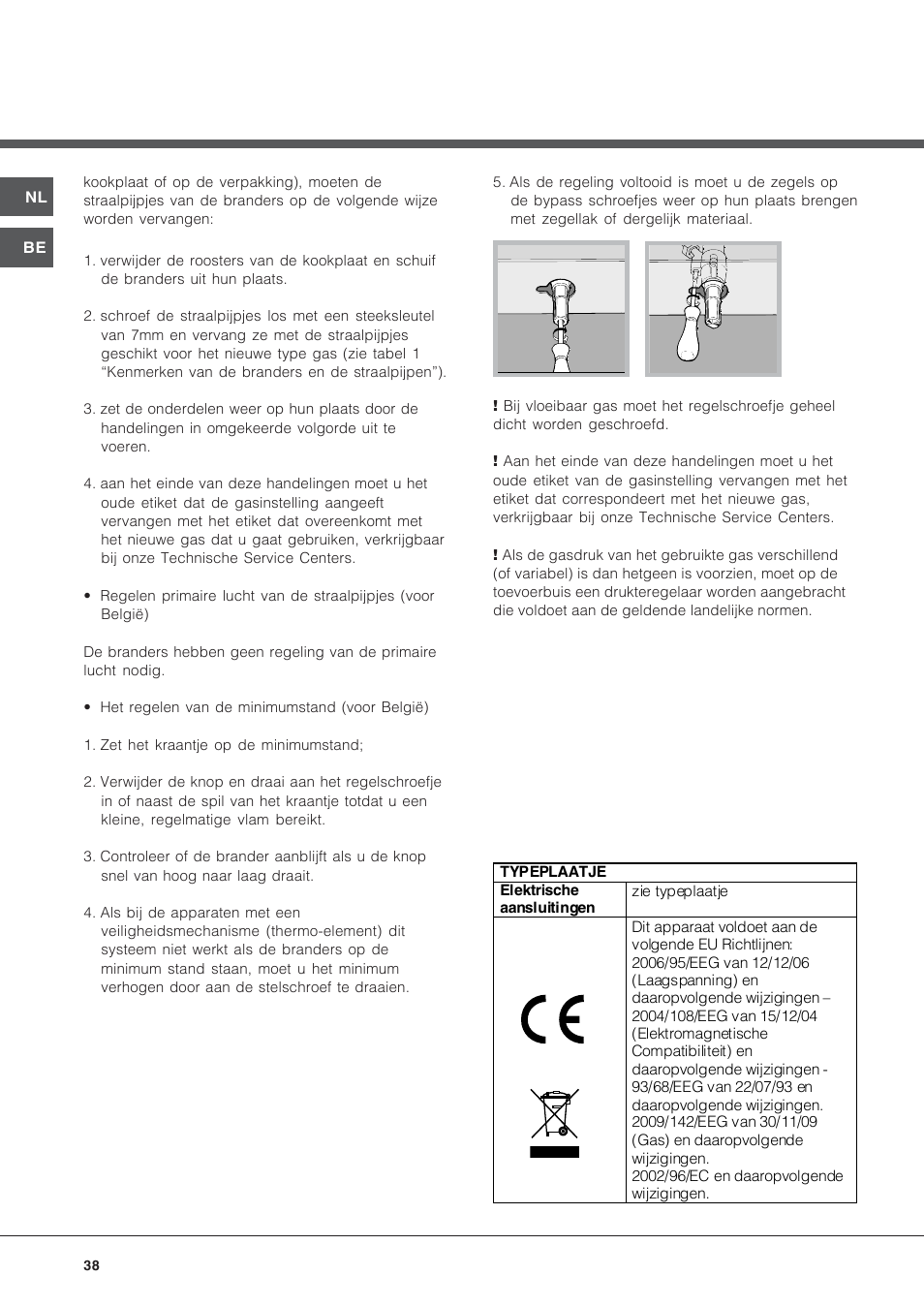 Hotpoint Ariston PF 640 ES (WH)-HA User Manual | Page 38 / 56