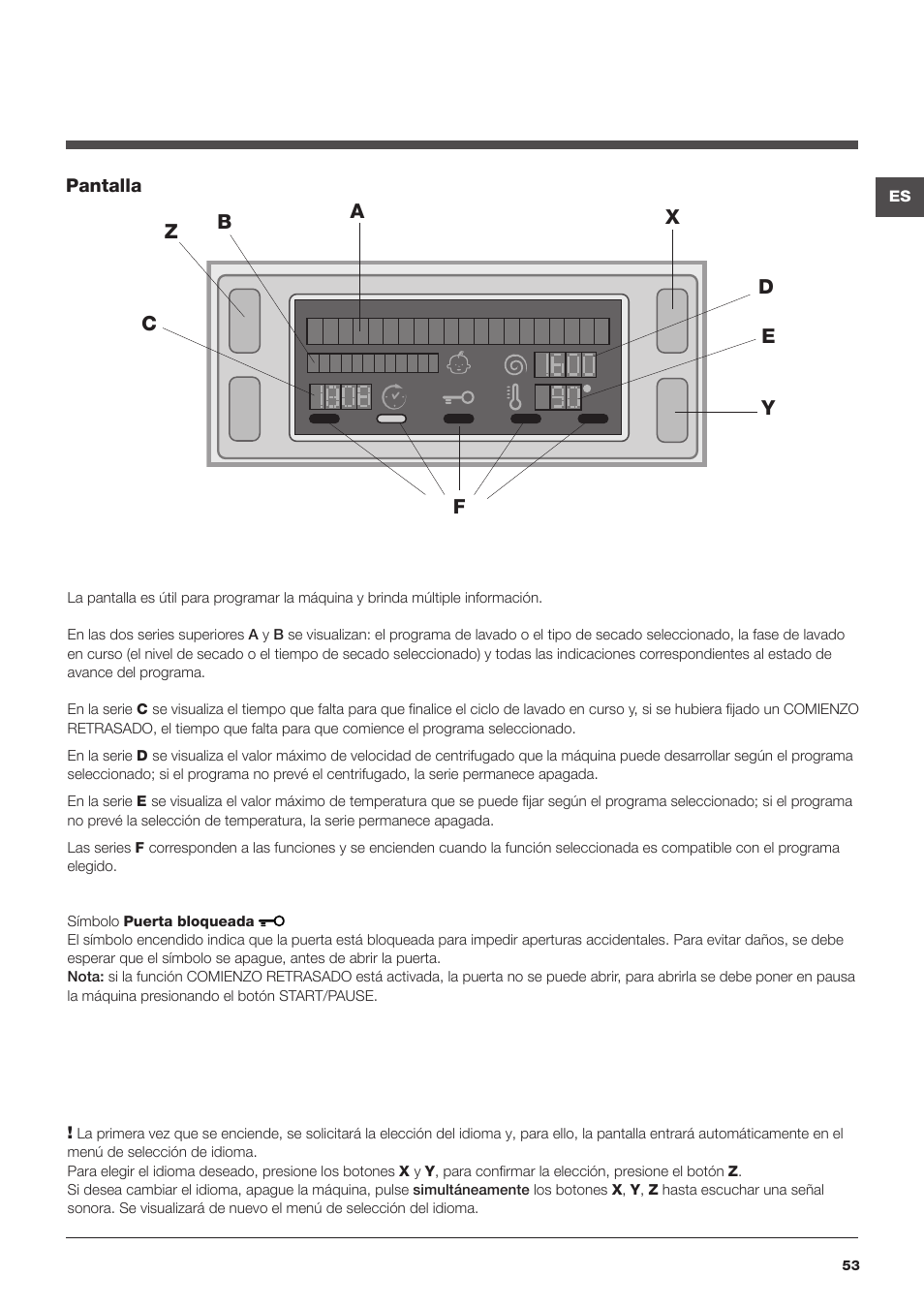 Hotpoint Ariston WDD 9640B EU User Manual | Page 53 / 84