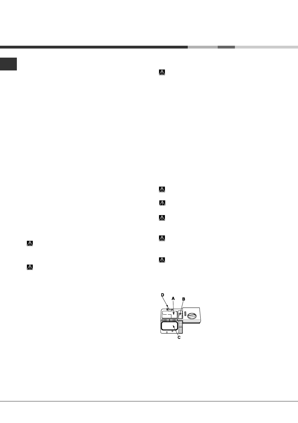 Start und inbetriebnahme | Hotpoint Ariston LFSA+ M284 A WH User Manual | Page 42 / 84