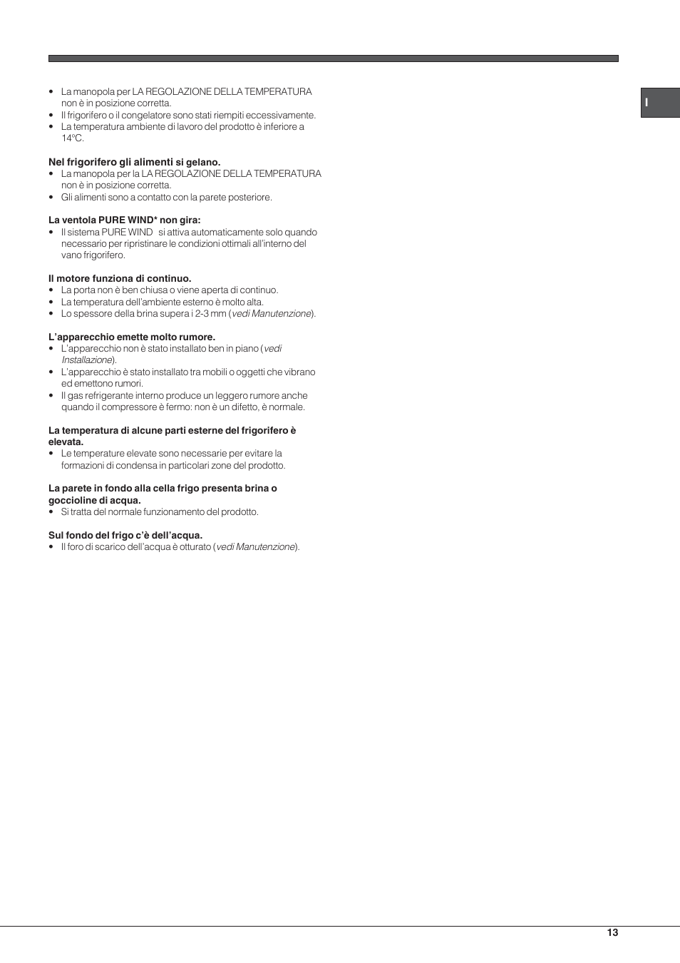 Hotpoint Ariston Double porte NMTM 1921 VWB-HA User Manual | Page 13 / 44