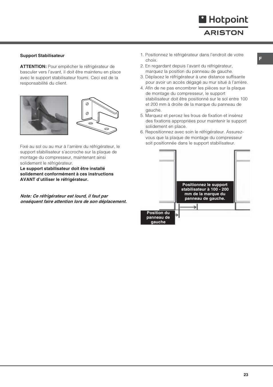 Hotpoint Ariston Monoporte SDS 1721 V-HA User Manual | Page 23 / 52
