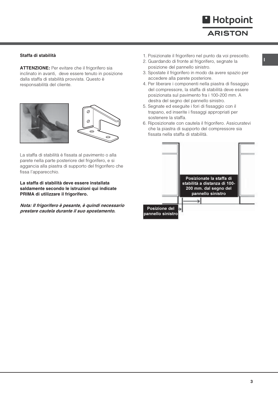 Hotpoint Ariston Monoporte SDS 1721 V-HA User Manual | Page 3 / 52