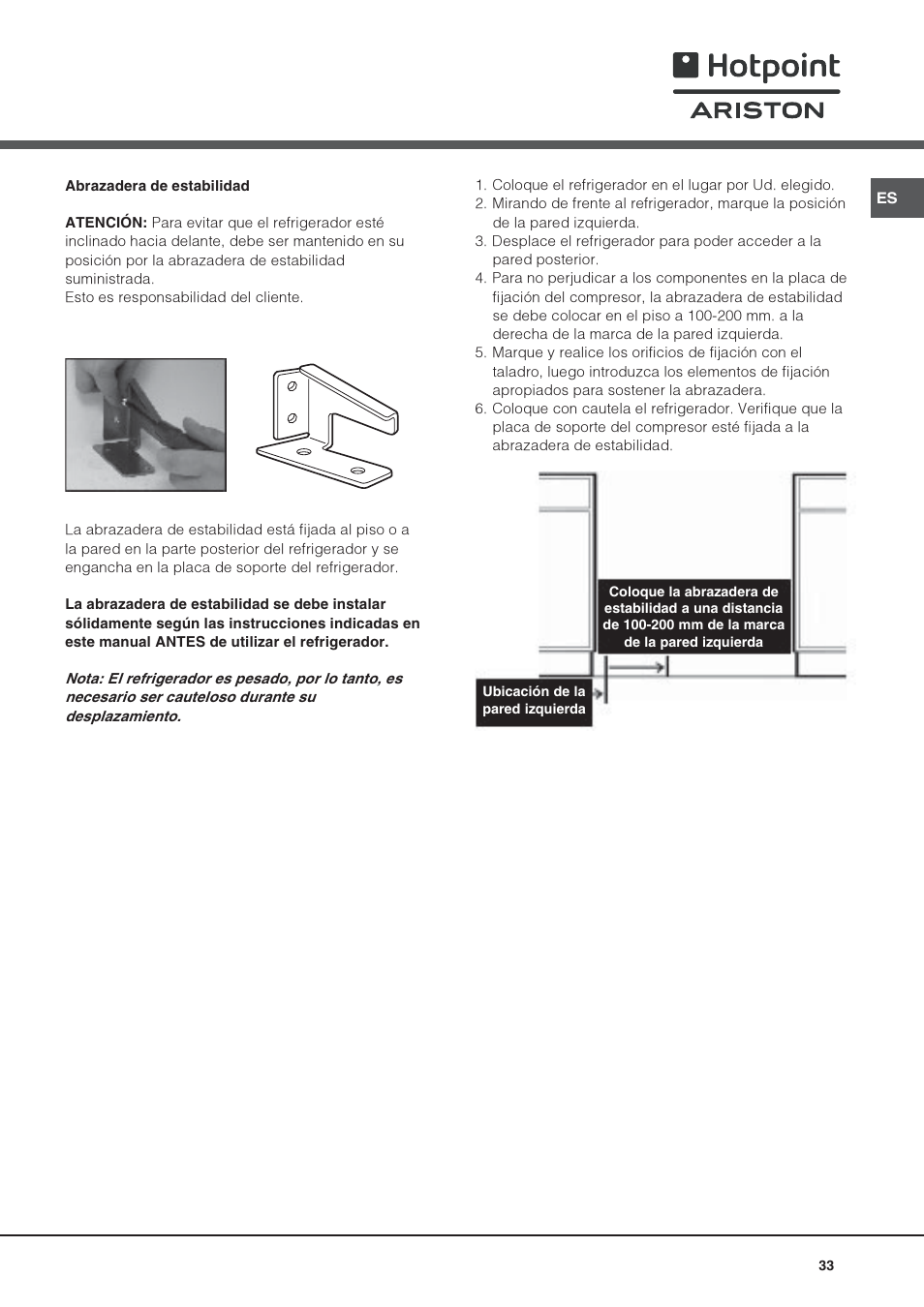 Hotpoint Ariston Monoporte SDS 1721 V-HA User Manual | Page 33 / 52