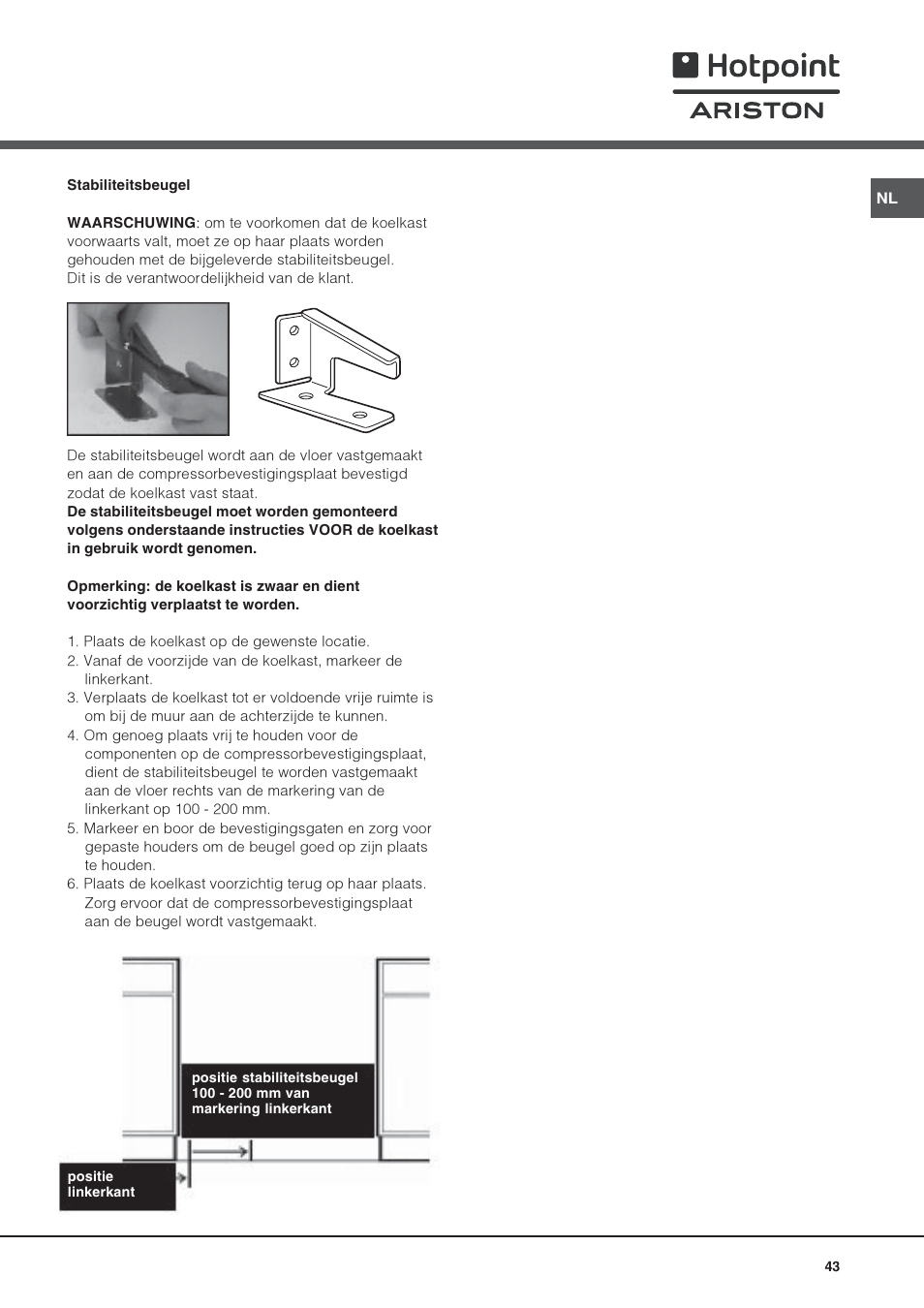 Hotpoint Ariston Monoporte SDS 1721 V-HA User Manual | Page 43 / 52