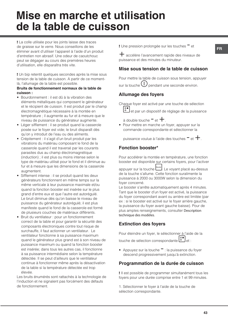 Hotpoint Ariston CE6IFA.T X F-HA S User Manual | Page 43 / 64
