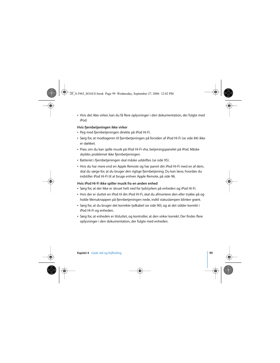 Apple iPod Hi-Fi User Manual | Page 99 / 102