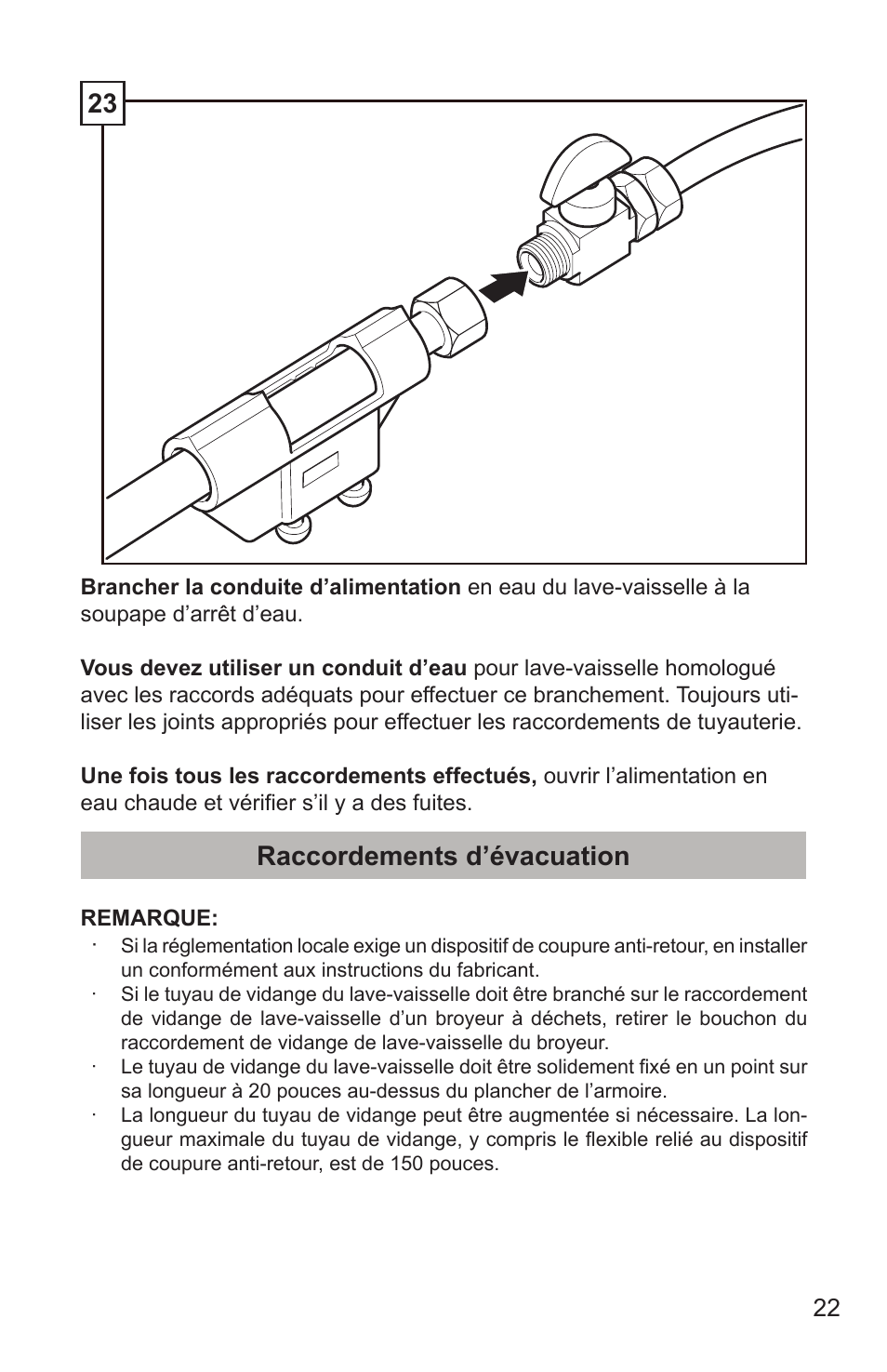 Raccordements d’évacuation | Bosch SHX65T55UC User Manual | Page 51 / 88