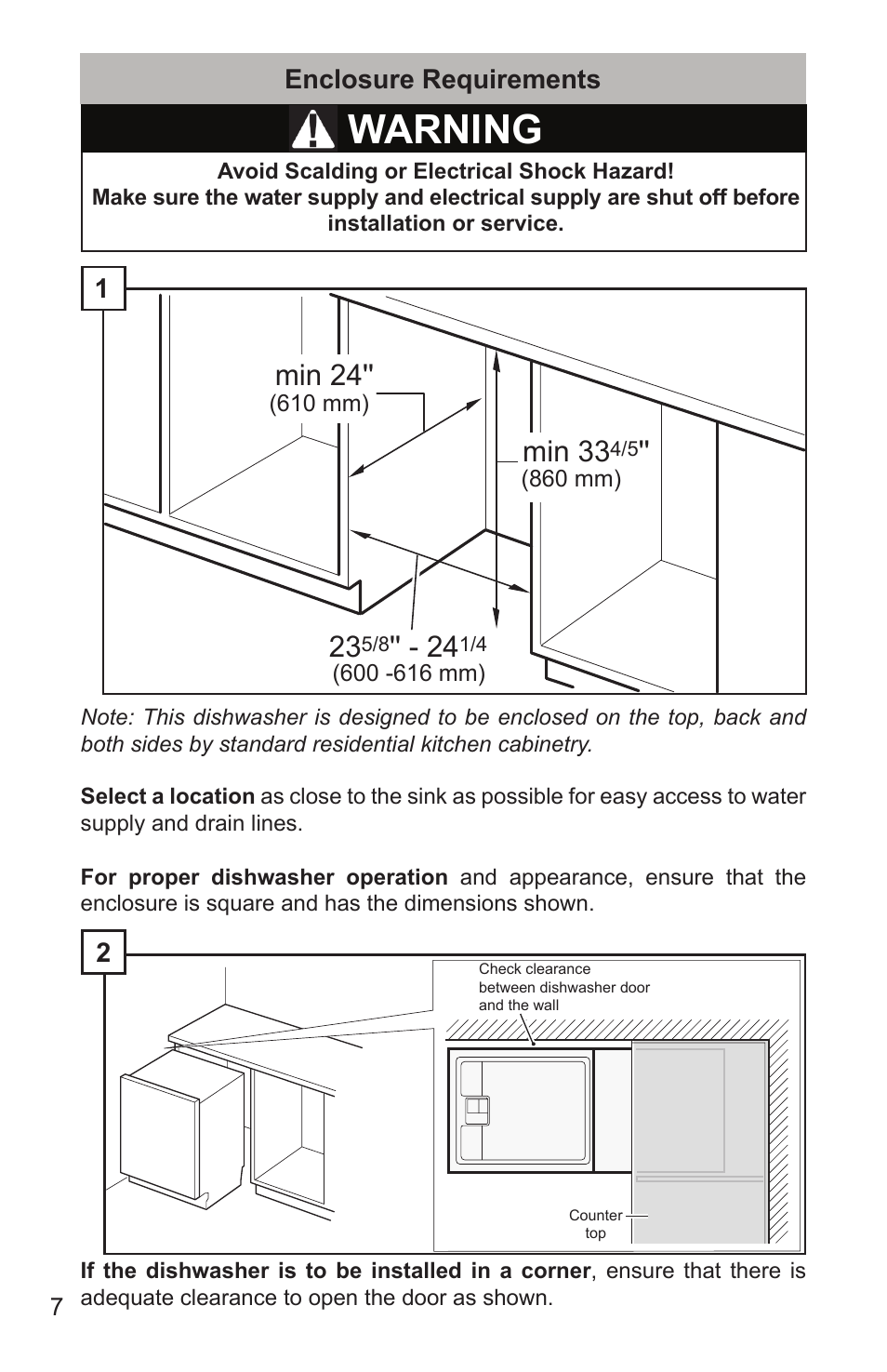 Warning | Bosch SHX65T55UC User Manual | Page 8 / 88