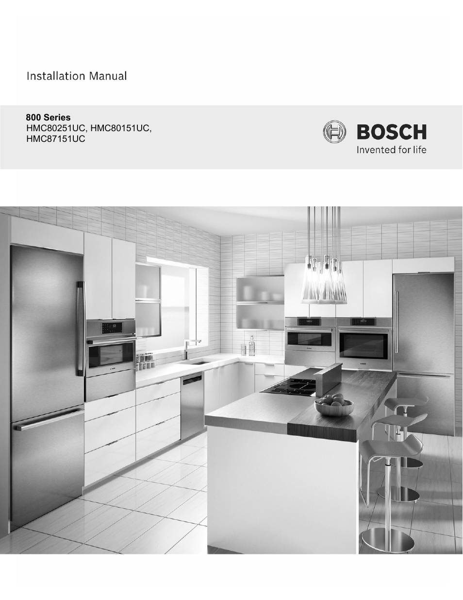 Bosch HMC80251UC User Manual | 32 pages