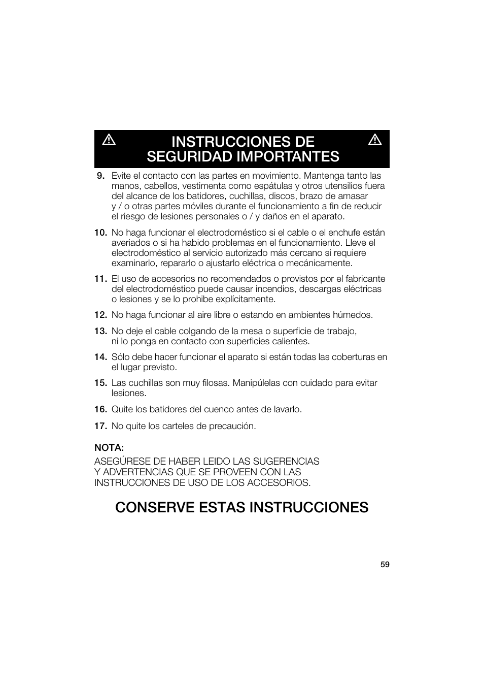 Bosch MUM6N10UC User Manual | Page 59 / 88
