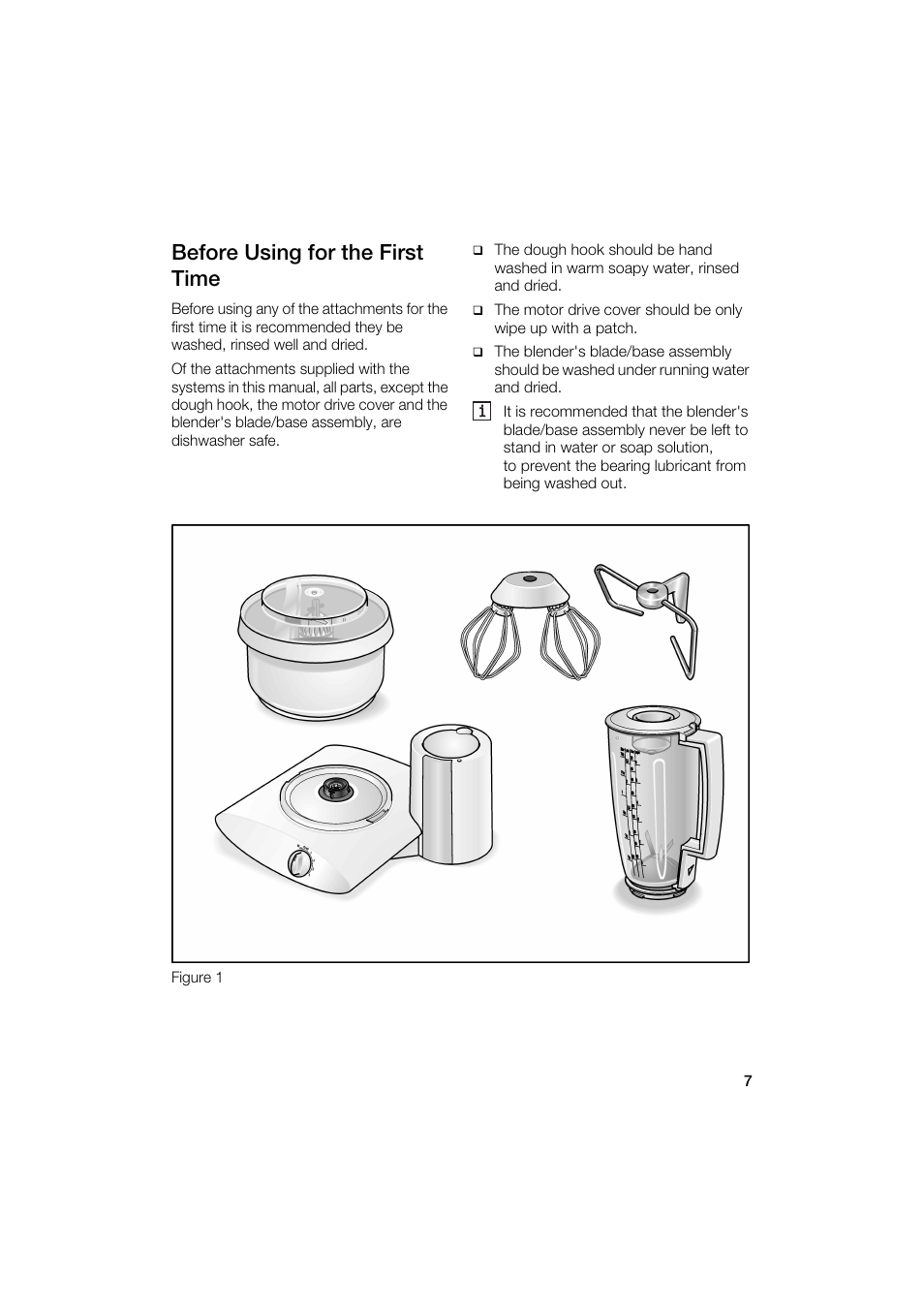 Before using for the first time | Bosch MUM6N10UC User Manual | Page 7 / 88