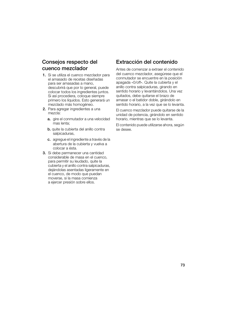 Bosch MUM6N10UC User Manual | Page 73 / 88