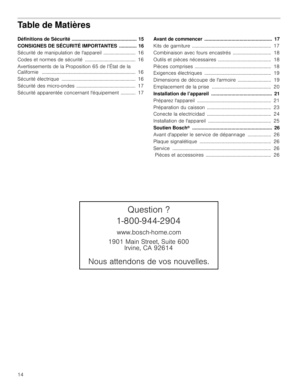 Bosch HMB5051 User Manual | Page 14 / 40