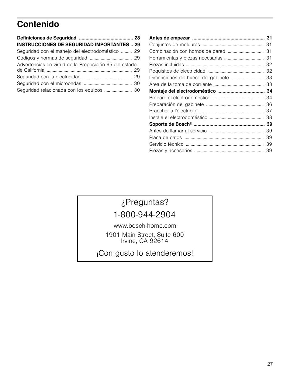 Bosch HMB5051 User Manual | Page 27 / 40