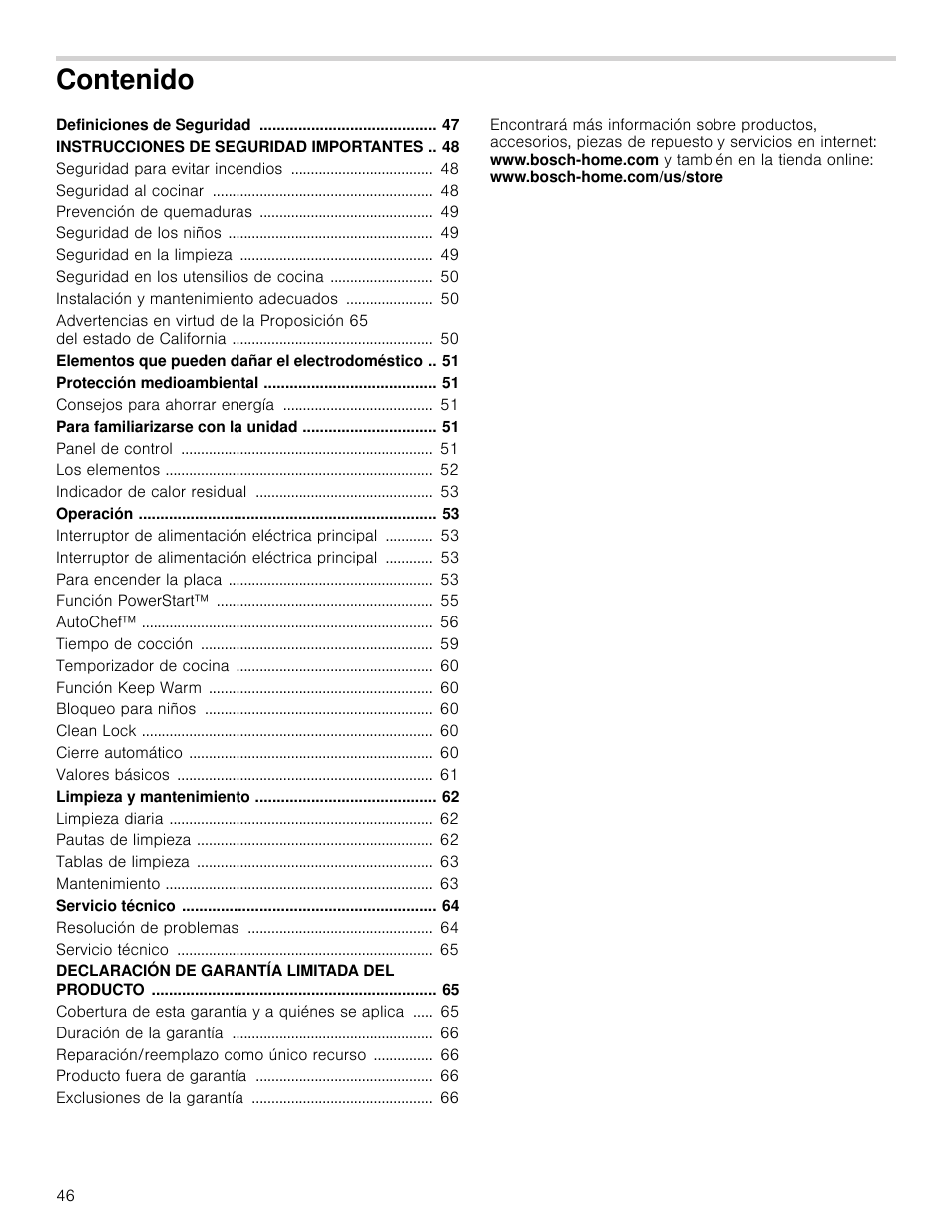 Bosch NETP666SUC User Manual | Page 46 / 68