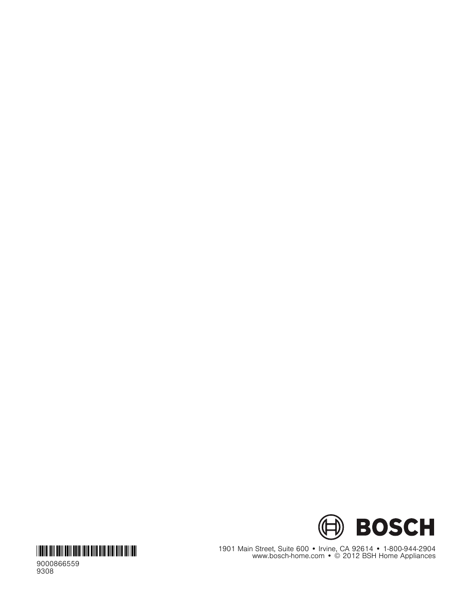 Bosch WTB86200UC User Manual | Page 32 / 32