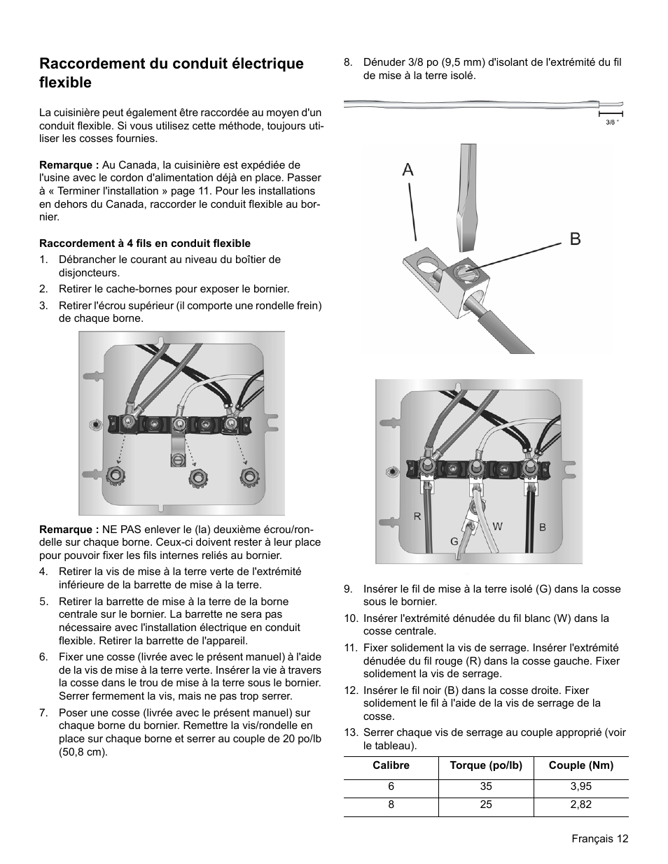 Raccordement du conduit électrique flexible | Bosch HEIP054U User Manual | Page 31 / 56