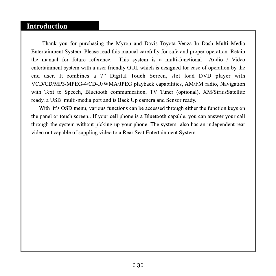 页面 5 | Myron&Davis NV7TVZ1 User Manual | Page 5 / 16