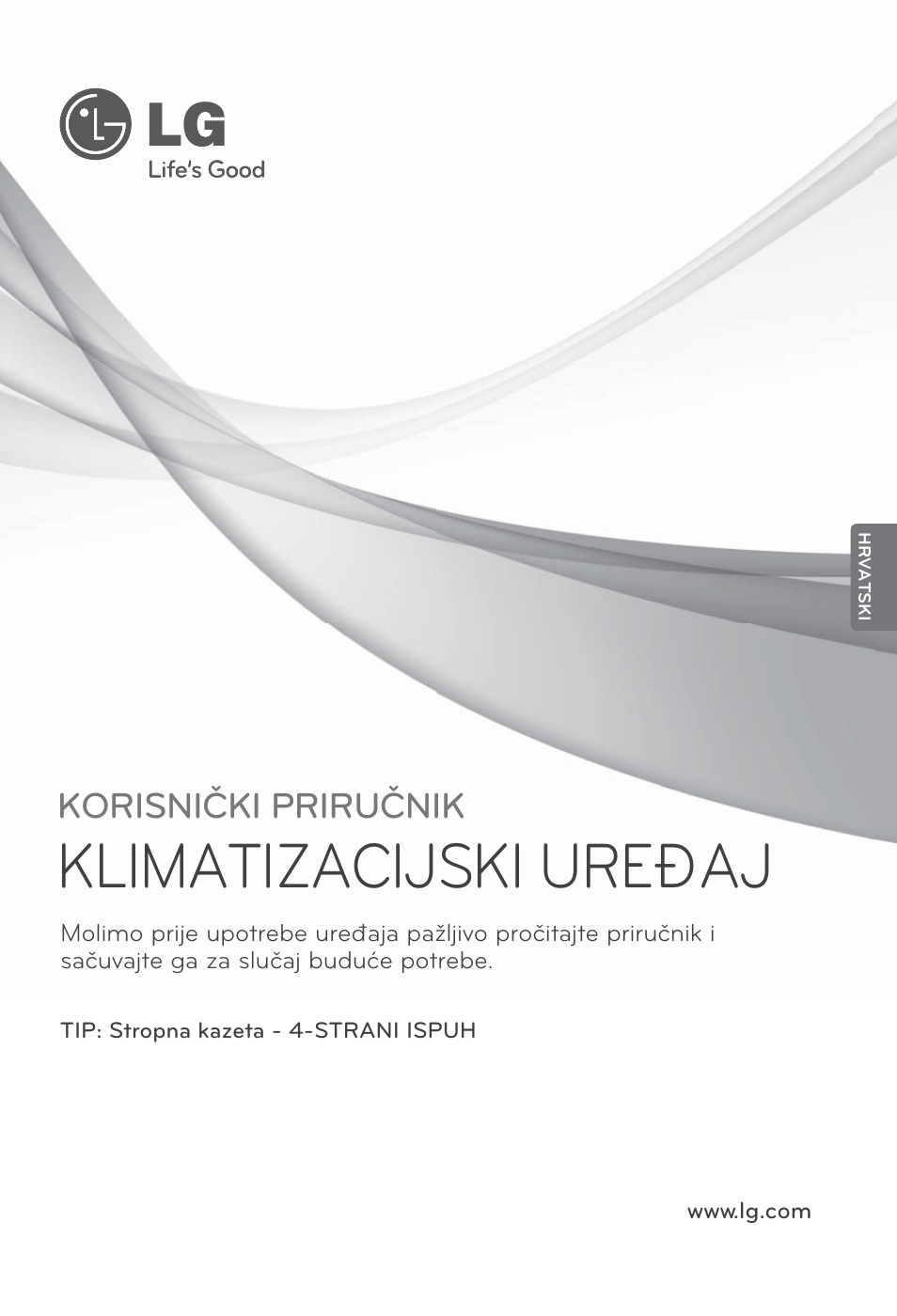 Klimatizacijski uređaj, Korisnički priručnik | LG ARNU05GTRC2 User Manual | Page 169 / 205
