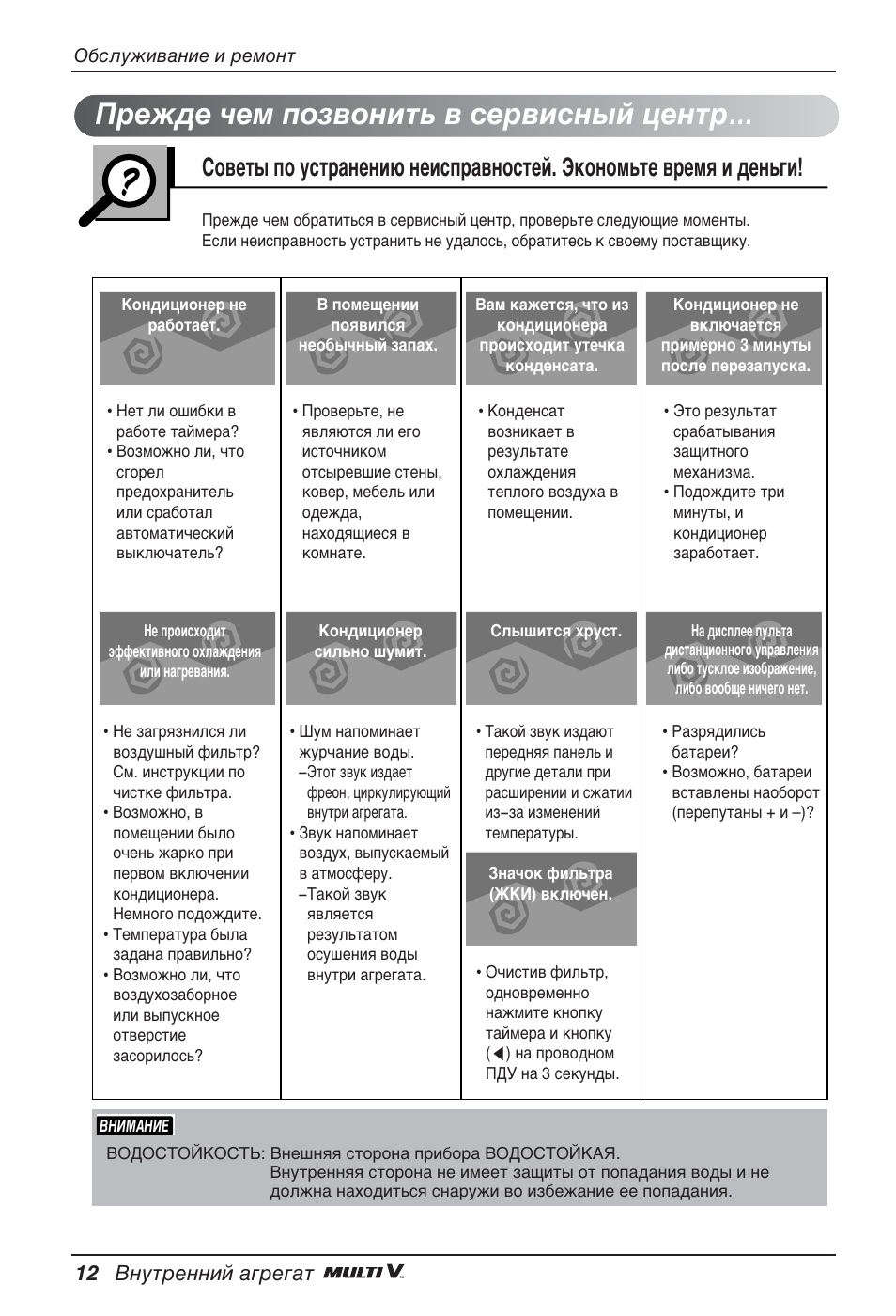 Ивк‰в ˜вп фуб‚умлъ¸ ‚ тв‚лтм˚и ˆâìú, 12 змыъвммли ‡„в„‡ъ | LG ARNU05GTRC2 User Manual | Page 204 / 205
