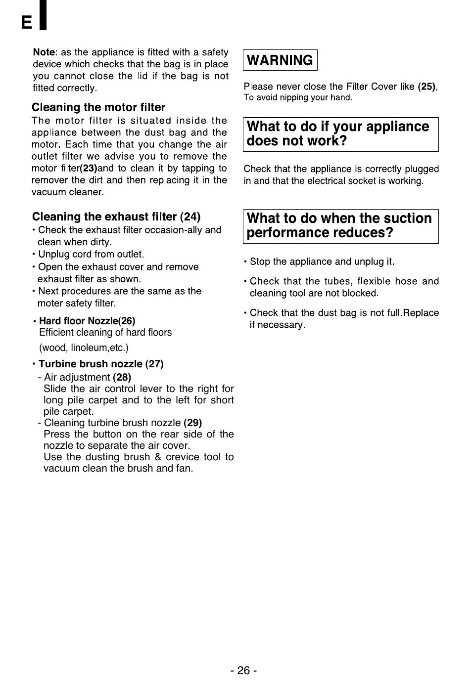 LG V-CP983STQB User Manual | Page 27 / 41