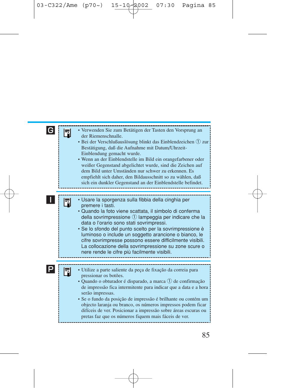 Canon Prima BF-80 Set User Manual | Page 85 / 115