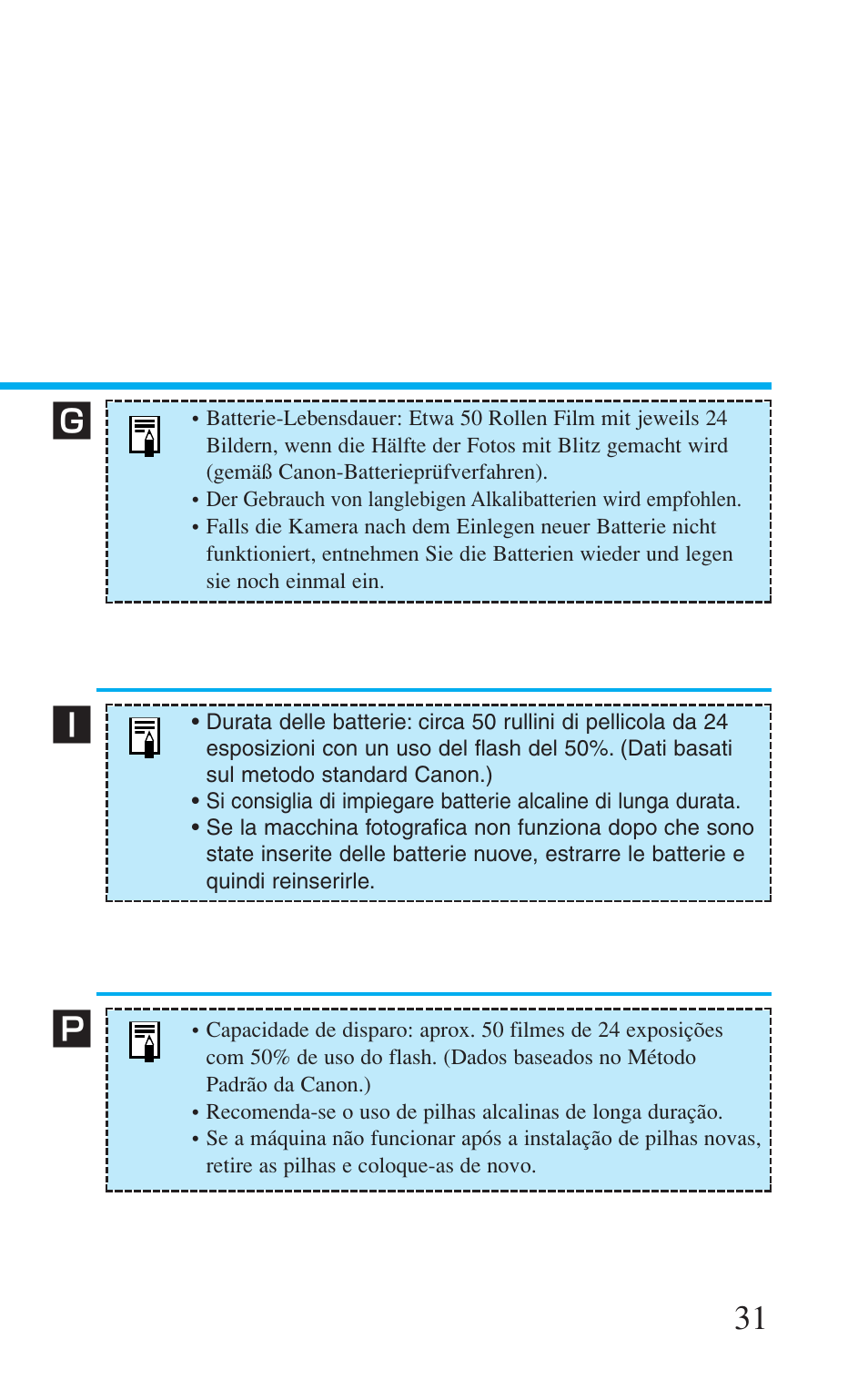 Canon Prima BF-8 User Manual | Page 31 / 115