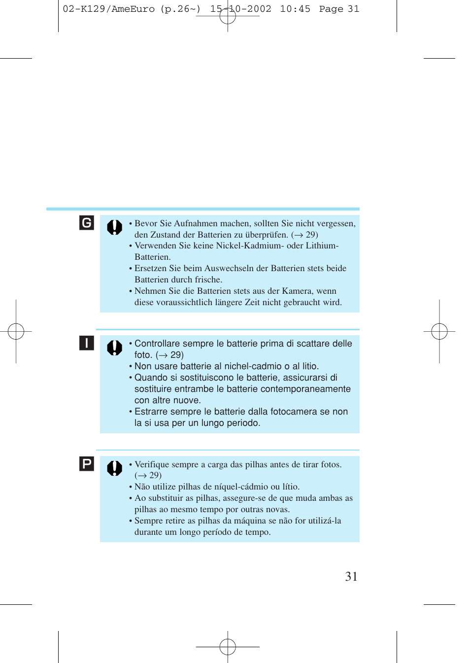 Canon Prima BF-9s Set User Manual | Page 31 / 119
