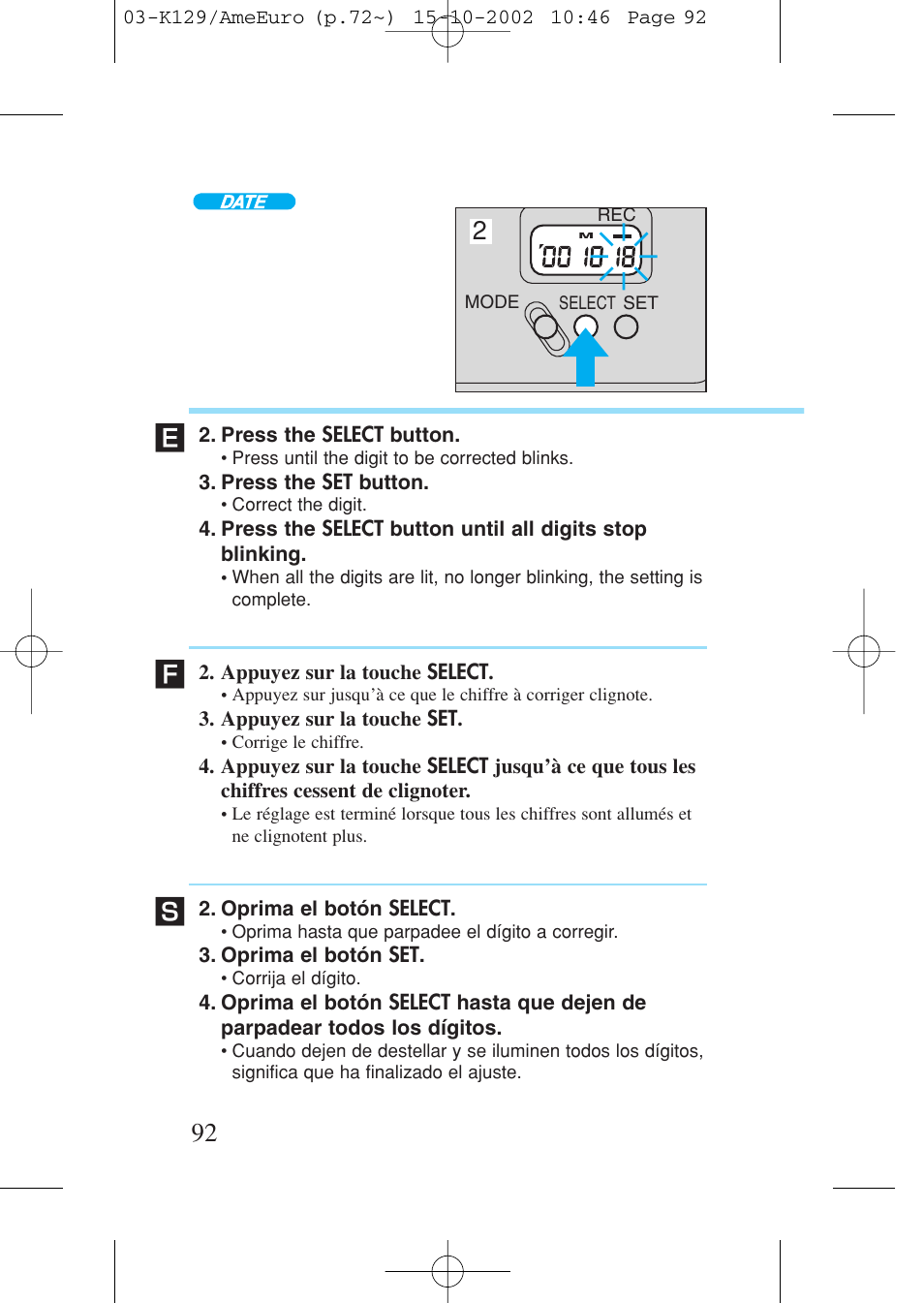 Canon Prima BF-9s Set User Manual | Page 92 / 119