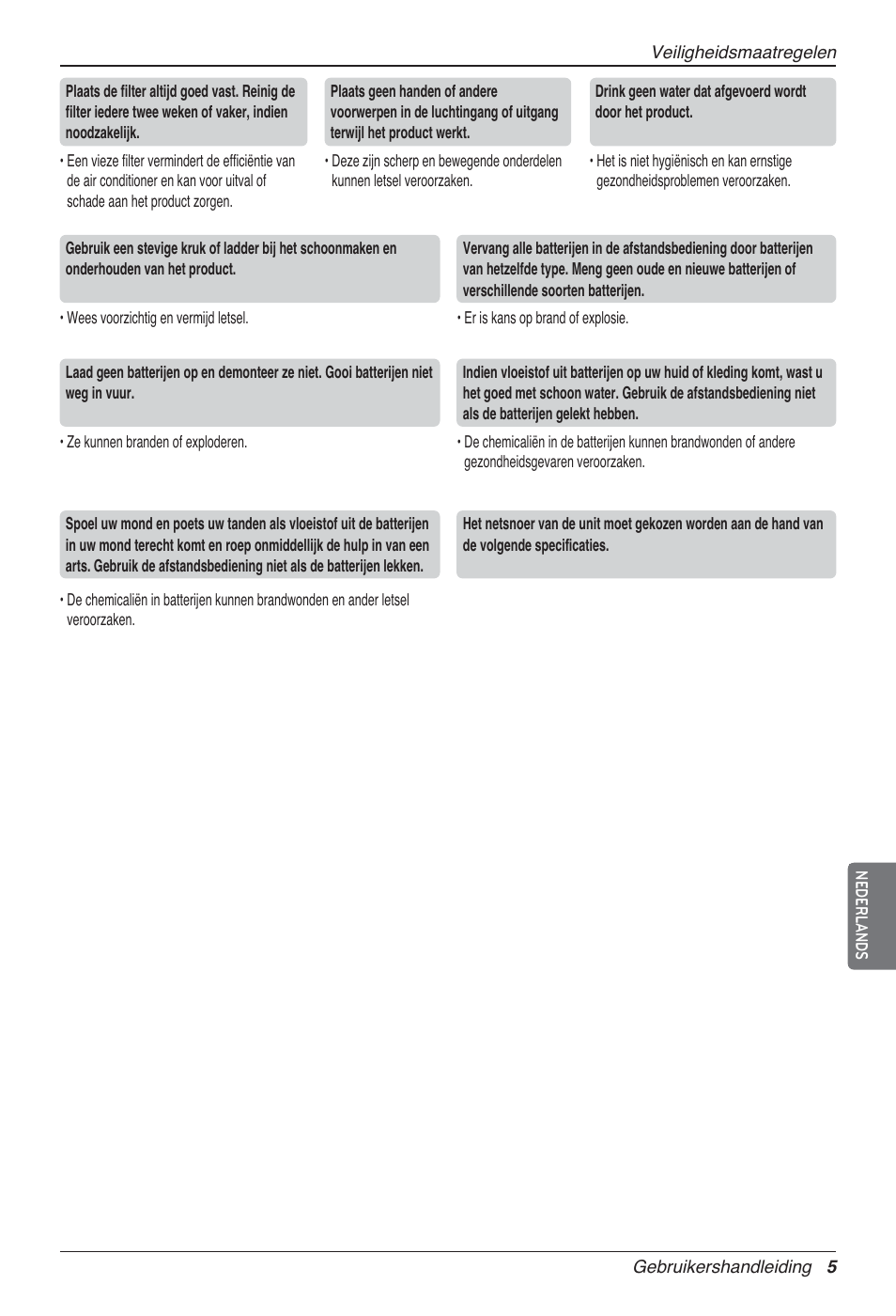 LG UV18 NBC User Manual | Page 117 / 305