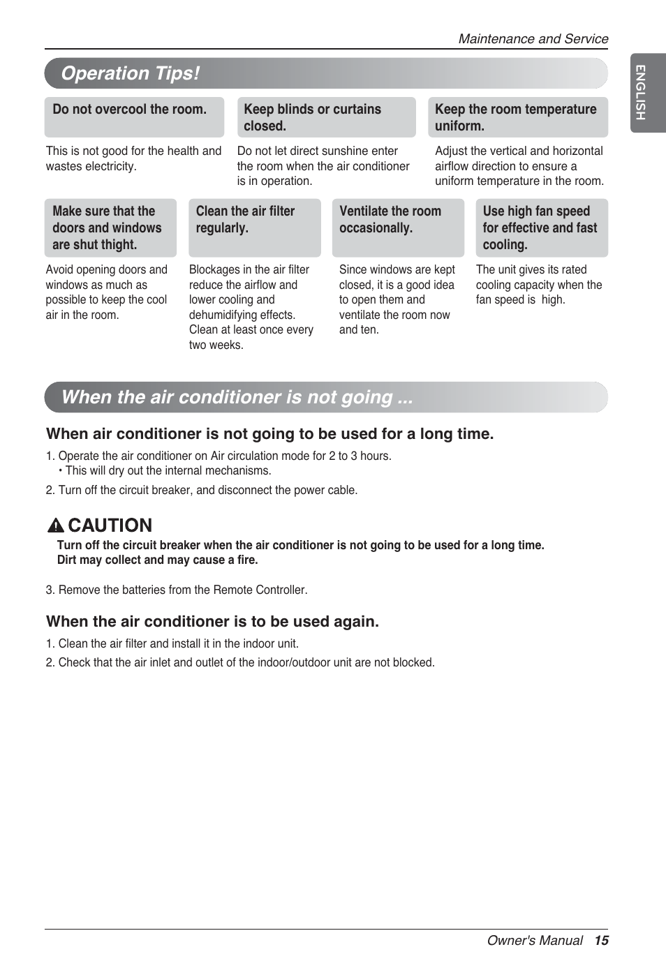 LG UV18 NBC User Manual | Page 15 / 305