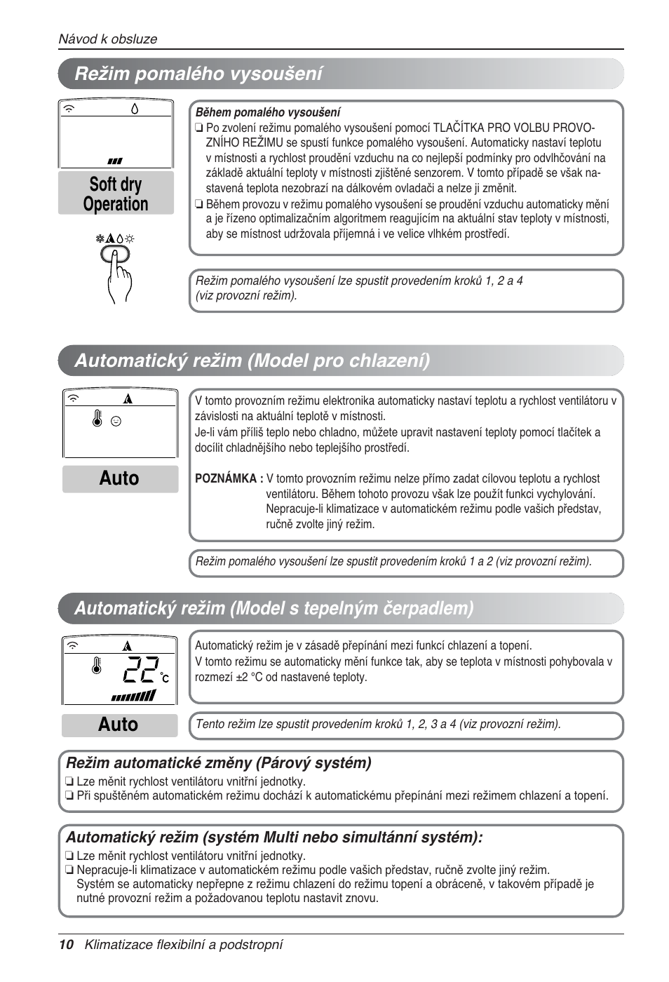 Soft dry operation auto auto | LG UV18 NBC User Manual | Page 170 / 305