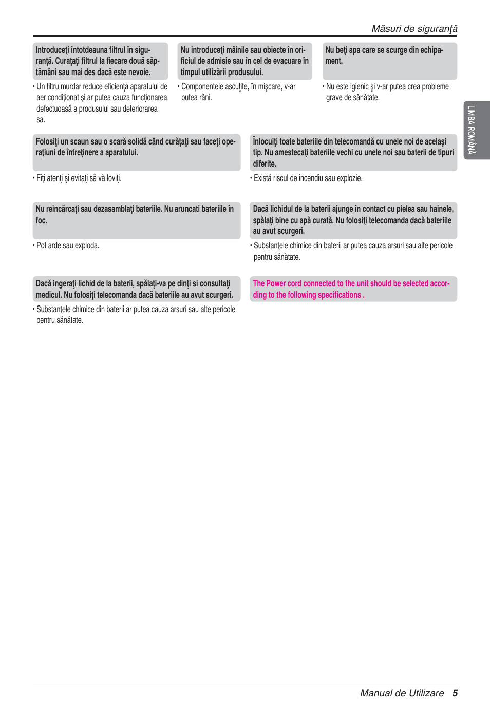 LG UV18 NBC User Manual | Page 181 / 305