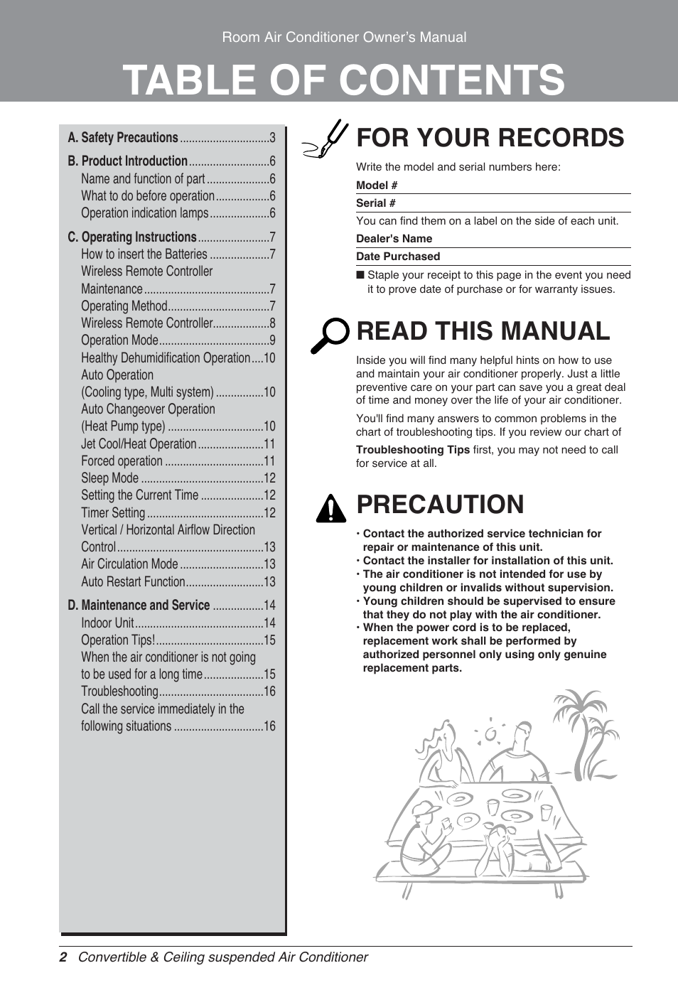 LG UV18 NBC User Manual | Page 2 / 305