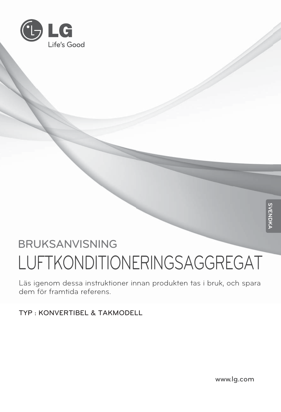 Luftkonditioneringsaggregat, Bruksanvisning | LG UV18 NBC User Manual | Page 241 / 305