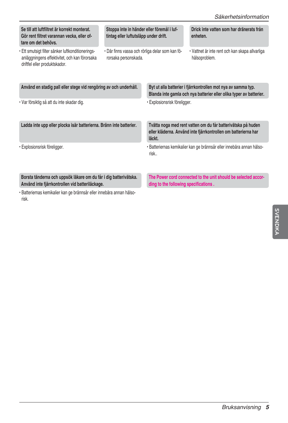 LG UV18 NBC User Manual | Page 245 / 305