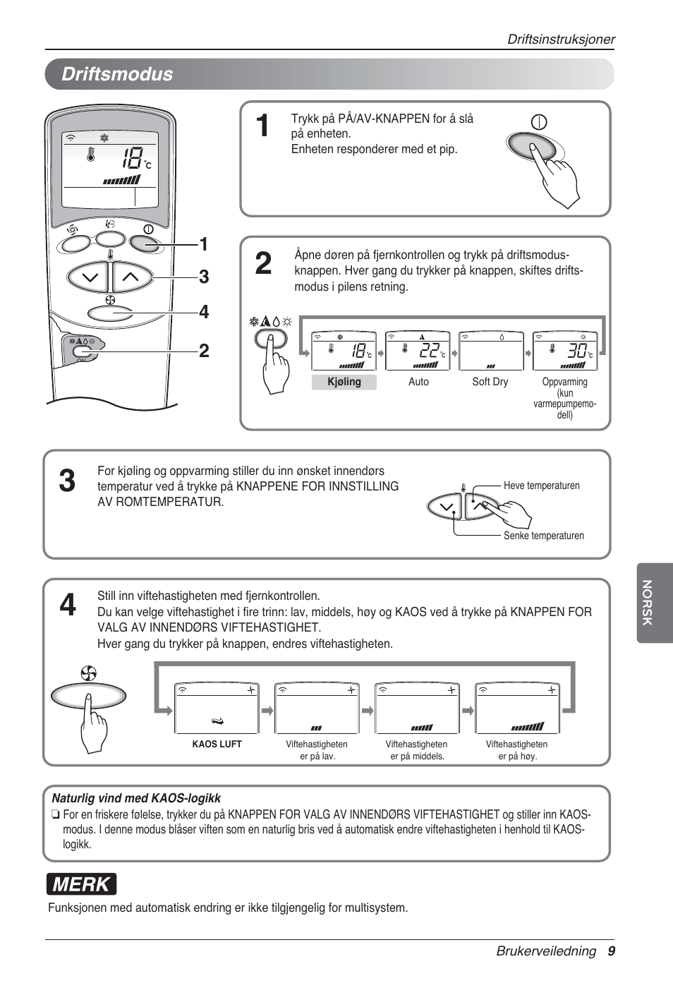 Driftsmodus | LG UV18 NBC User Manual | Page 265 / 305